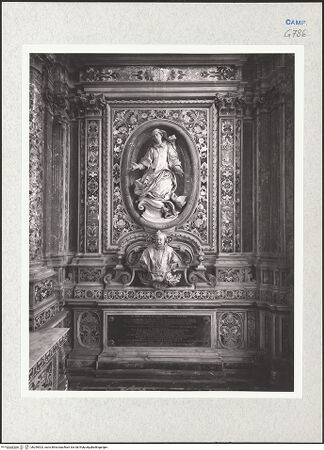 Vorderseite von Courtauld Institute [https://www.deutsche-digitale-bibliothek.de/content/lizenzen/rv-ez/] Grabmal der Vittoria de Caro - Gesamtansicht, bh290523_recto. Foto.