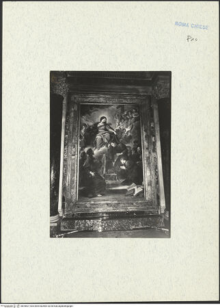 Vorderseite von Laudi, A. [https://www.deutsche-digitale-bibliothek.de/content/lizenzen/rv-ez/] Madonna mit den sieben heiligen Ordensgründern - , bh290637_recto. Foto.