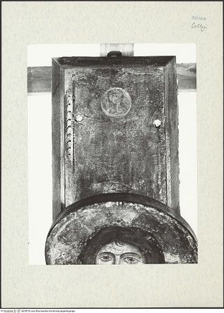 Vorderseite von ICCD [https://www.deutsche-digitale-bibliothek.de/content/lizenzen/rv-ez/] Kruzifix - Detail; nach der Restaurierung, bh290703_recto. Foto.