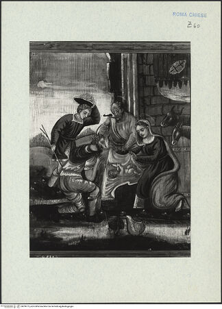 Vorderseite von ICCD [https://rightsstatements.org/page/CNE/1.0/] Anbetung der Hirten - , bh290775_recto. Foto.