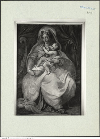 Vorderseite von ICCD [https://rightsstatements.org/page/CNE/1.0/] Madonna - , bh290790_recto. Foto.