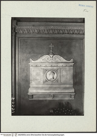 Vorderseite von ICCD [https://rightsstatements.org/page/CNE/1.0/] Grabmal von Antonio Solá - , bh290854_recto. Foto.