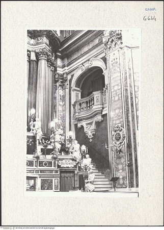 Vorderseite von Bösel, Richard [https://www.deutsche-digitale-bibliothek.de/content/lizenzen/rv-fz/] Chiesa del Gesù Vecchio - Presbyterium, Detail, bh293246_recto. Foto: Bösel, Richard.