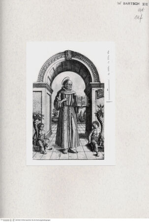 Vorderseite von  [http://creativecommons.org/publicdomain/mark/1.0/] Heiliger Bernhard von Siena - , bh293674. Foto.