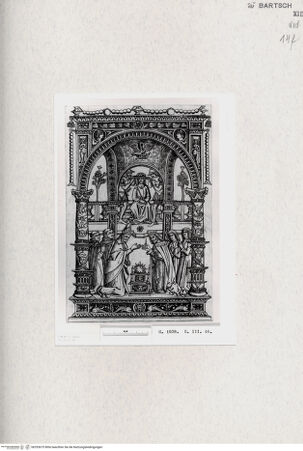 Vorderseite von  [http://creativecommons.org/publicdomain/mark/1.0/] Heiliger Ludwig und Bartholomäus, Bischof von Vicenza - , bh293675. Foto.