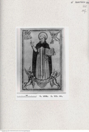 Vorderseite von  [http://creativecommons.org/publicdomain/mark/1.0/] Heiliger Dominikus - , bh293682. Foto.