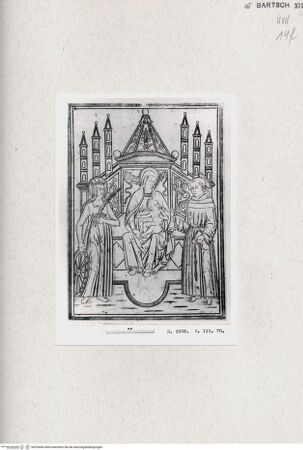 Vorderseite von  [http://creativecommons.org/publicdomain/mark/1.0/] Madonna mit Kind - , bh293683. Foto.