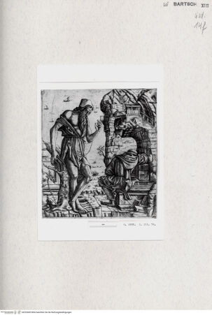 Vorderseite von unbekannt [https://www.deutsche-digitale-bibliothek.de/content/lizenzen/rv-fz/] Der heilige Antonius Abbas und der heilige Paulus von Theben - , bh293685. Foto.