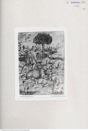 Vorderseite von  [http://creativecommons.org/publicdomain/mark/1.0/] Jagd - , bh294085. Foto.