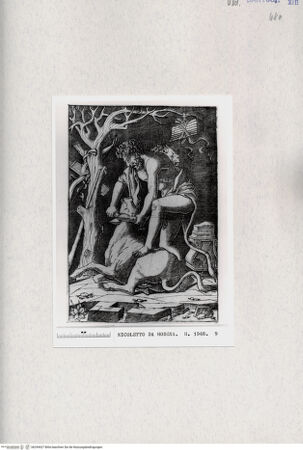 Vorderseite von  [http://creativecommons.org/publicdomain/mark/1.0/] Herkules und der Stier - , bh294427. Foto.