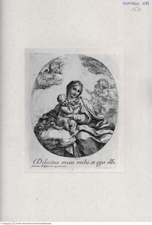 Vorderseite von  [http://creativecommons.org/publicdomain/mark/1.0/] Madonna mit Kind - , bh294521. Foto.