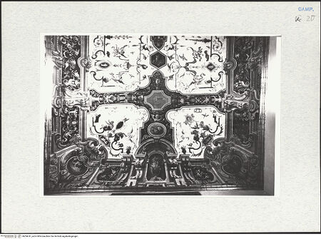 Vorderseite von Krüger, Jürgen [https://www.deutsche-digitale-bibliothek.de/content/lizenzen/rv-fz/] Deckendekoration - Teilansicht, bh294741_recto. Foto: Krüger, Jürgen.