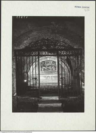 Vorderseite von ICCD (GFN) [https://www.deutsche-digitale-bibliothek.de/content/lizenzen/rv-ez/] Santa Maria in Via LataUnterirdisches Oratorium - Cappella dei SS Luca, Pietro, Marziale e Paolo, bh294953_recto. Foto.