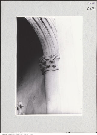 Vorderseite von Krüger, Jürgen [https://www.deutsche-digitale-bibliothek.de/content/lizenzen/rv-fz/] Kapitelle der Nordarkade - Kapitell (östliches Wandpfeiler), bh295600_recto. Foto: Krüger, Jürgen.