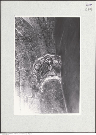 Vorderseite von Krüger, Jürgen [https://www.deutsche-digitale-bibliothek.de/content/lizenzen/rv-fz/] San Lorenzo MaggioreSechste Südkapelle - Kapitell und Detail des Gewölbes, bh295664_recto. Foto: Krüger, Jürgen.