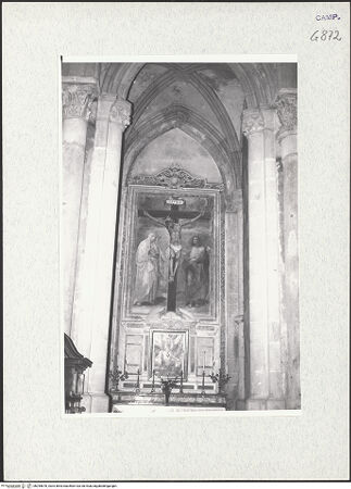 Vorderseite von Krüger, Jürgen [https://www.deutsche-digitale-bibliothek.de/content/lizenzen/rv-fz/] San Lorenzo MaggioreAchte Nordkapelle - Innenansicht, bh295678_recto. Foto: Krüger, Jürgen.