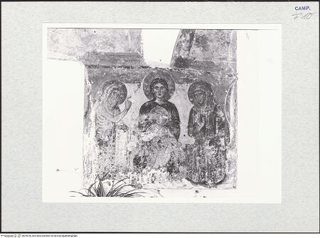 Vorderseite von Krüger, Jürgen [https://www.deutsche-digitale-bibliothek.de/content/lizenzen/rv-fz/] Madonna mit heiligem Einsiedler und heiligem Franziskus - Gesamtansicht, bh295756_recto. Foto: Krüger, Jürgen.