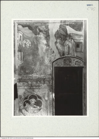 Vorderseite von Getty Research Institute [https://www.deutsche-digitale-bibliothek.de/content/lizenzen/rv-ez/] Szenen aus dem Leben MariensStigmatisation des heiligen Franz von Assisi - Gesamtansicht, bh296116_recto. Foto: Hutzel, Max.
