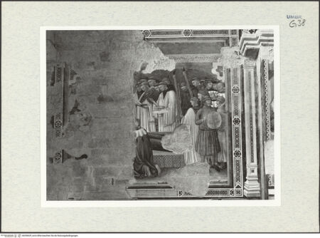 Vorderseite von Todini, Filippo [https://www.deutsche-digitale-bibliothek.de/content/lizenzen/rv-ez/] Szenen aus dem Leben des heiligen Franz von Assisi und HeiligeTod des heiligen Franz von Assisi - Gesamtansicht, bh296629_recto. Foto.