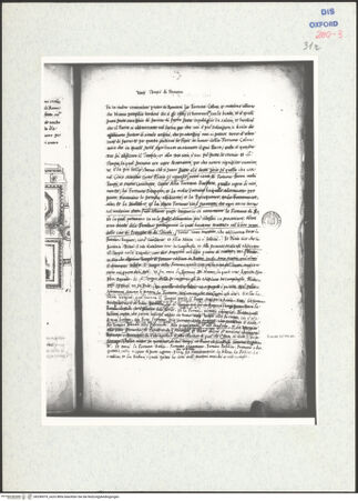 Vorderseite von Bibliotheca Hertziana [https://www.deutsche-digitale-bibliothek.de/content/lizenzen/rv-ez/] Ms. Canon. Ital. 138: Pirro Ligorio, Libri delle AntichitàTextseiten mit Zeichnung von Details des Innendekors des oktagonalen Grabbaus bei Tor de'Schiavi - 31 r, bh296979_recto. Foto.