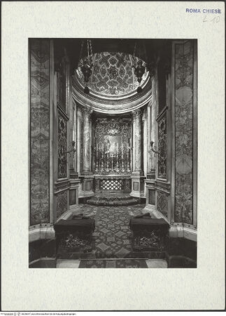 Vorderseite von ICCD [https://www.deutsche-digitale-bibliothek.de/content/lizenzen/rv-ez/] Santa Maria in VallicellaCappella di San Filippo Neri - , bh298347_recto. Foto.