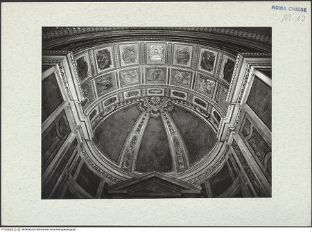 Vorderseite von ICCD [https://www.deutsche-digitale-bibliothek.de/content/lizenzen/rv-ez/] Gewölbe- und Arkadenbogendekoration - Gewölbe, bh298348_recto. Foto.