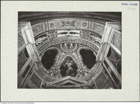 Vorderseite von ICCD [https://www.deutsche-digitale-bibliothek.de/content/lizenzen/rv-ez/] Santa Maria in VallicellaCappella della Pietà - Detail: Gewölbe, bh298357_recto. Foto.