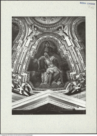 Vorderseite von ICCD [https://www.deutsche-digitale-bibliothek.de/content/lizenzen/rv-ez/] Dekoration mit Darstellung der Pietà und Begleitfiguren - Pietà, bh298362_recto. Foto.