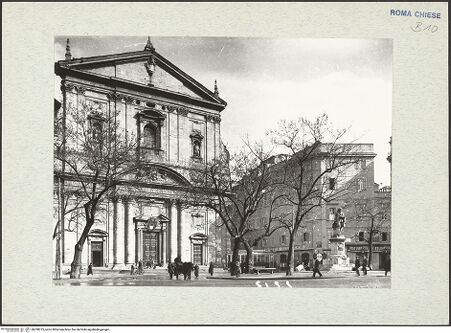 Vorderseite von ICCD [https://www.deutsche-digitale-bibliothek.de/content/lizenzen/rv-ez/] Santa Maria in Vallicella - , bh298375_recto. Foto.