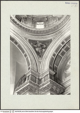 Vorderseite von ICCD (GFN) [https://www.deutsche-digitale-bibliothek.de/content/lizenzen/rv-ez/] Die vier EvangelistenEvangelist Lukas - Gesamtansicht, bh299208_recto. Foto.