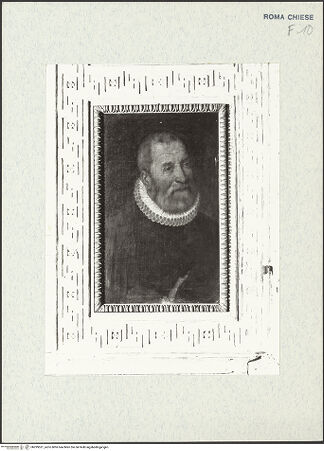 Vorderseite von ICCD [https://www.deutsche-digitale-bibliothek.de/content/lizenzen/rv-ez/] KapellenausstattungJohannes der Täufer, ein heiliger Bischof sowie ein Porträt des Stifters - Detail: Stifterbildnis, bh299531_recto. Foto.