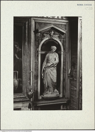 Vorderseite von ICCD [https://www.deutsche-digitale-bibliothek.de/content/lizenzen/rv-ez/] Die heilige Susanna - Gesamtansicht, frontal, bh299536_recto. Foto.