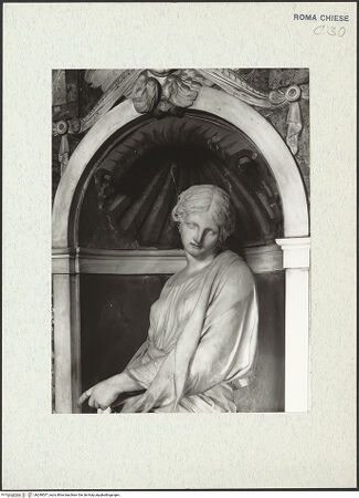 Vorderseite von ICCD [https://www.deutsche-digitale-bibliothek.de/content/lizenzen/rv-ez/] Die heilige Susanna - Kopf und Oberkörper, Gesicht in Frontalansicht, bh299537_recto. Foto.