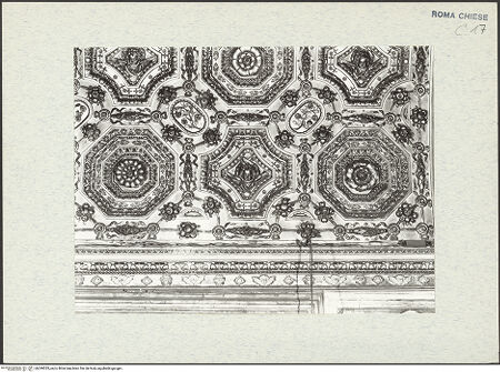 Vorderseite von ICCD [https://www.deutsche-digitale-bibliothek.de/content/lizenzen/rv-ez/] Gewölbedekoration - Gewölbedekoration, Ausschnitt, bh299555_recto. Foto.