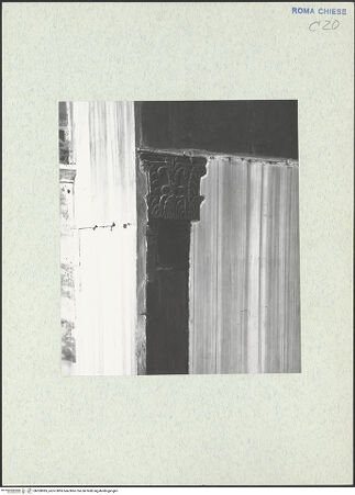 Vorderseite von DAI [https://www.deutsche-digitale-bibliothek.de/content/lizenzen/rv-ez/] Sant'Agnese fuori le MuraInnenraumChor und Apsis - Pilaster der Apsis, bh300985_recto. Foto.