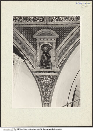 Vorderseite von Arte Fotografica [https://www.deutsche-digitale-bibliothek.de/content/lizenzen/rv-ez/] Krönung Mariä umgeben von Evangelisten, Sibyllen und KirchenväternKirchenväterAugustinus - , bh301176_recto. Foto.