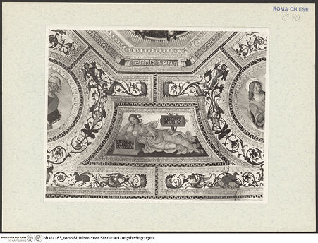 Vorderseite von Arte Fotografica [https://www.deutsche-digitale-bibliothek.de/content/lizenzen/rv-ez/] Krönung Mariä umgeben von Evangelisten, Sibyllen und KirchenväternSibyllenErythräische Sibylle - Gesamtansicht, bh301183_recto. Foto.