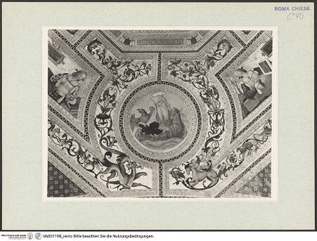 Vorderseite von Arte Fotografica [https://www.deutsche-digitale-bibliothek.de/content/lizenzen/rv-ez/] Krönung Mariä umgeben von Evangelisten, Sibyllen und KirchenväternEvangelistenJohannes - , bh301190_recto. Foto.