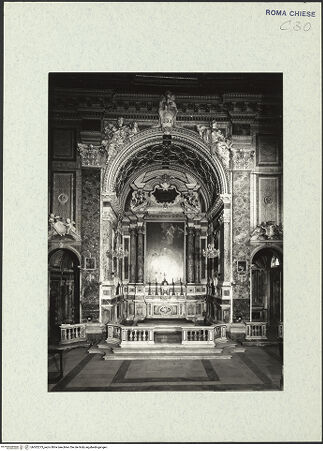 Vorderseite von ICCD [https://www.deutsche-digitale-bibliothek.de/content/lizenzen/rv-fz/] San Girolamo della CaritàChorkapelle - , bh302273_recto. Foto.