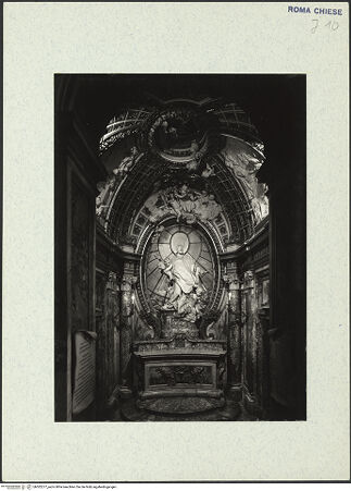 Vorderseite von ICCD [https://www.deutsche-digitale-bibliothek.de/content/lizenzen/rv-ez/] San Girolamo della CaritàCappella Antamoro - Altarwand, bh302277_recto. Foto.