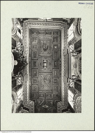 Vorderseite von ICCD [https://www.deutsche-digitale-bibliothek.de/content/lizenzen/rv-ez/] Kassettendecke mit Imago Pietatis, Arma Christi und Kardinalswappen - , bh302287_recto. Foto.