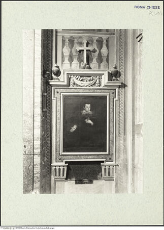 Vorderseite von ICCD [https://www.deutsche-digitale-bibliothek.de/content/lizenzen/rv-ez/] Epitaph und Portrait des Cesare Magalotti - , bh302295_recto. Foto.