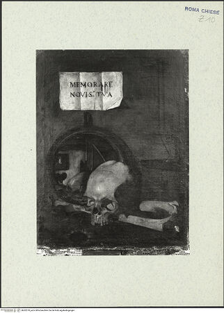 Vorderseite von ICCD [https://www.deutsche-digitale-bibliothek.de/content/lizenzen/rv-ez/] Vanitas-Stilleben - , bh302310_recto. Foto.