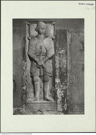 Vorderseite von ICCD [https://www.deutsche-digitale-bibliothek.de/content/lizenzen/rv-ez/] Grabplatte des Piriaco Saraconi - , bh302315_recto. Foto.