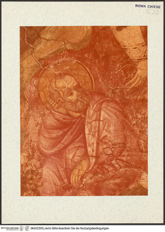 Vorderseite von Vasari [https://www.deutsche-digitale-bibliothek.de/content/lizenzen/rv-ez/] Fresken der Geburt Christi und einer MarienkrönungGeburt Christi - Joseph, bh302505_recto. Foto.