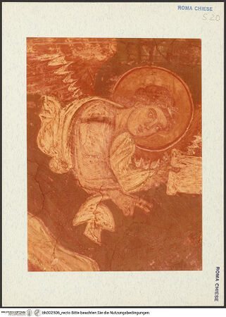 Vorderseite von Vasari [https://www.deutsche-digitale-bibliothek.de/content/lizenzen/rv-ez/] Fresken der Geburt Christi und einer MarienkrönungGeburt Christi - Engel, bh302506_recto. Foto.