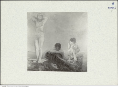 Vorderseite von Museum der bildenden Künste? [https://www.deutsche-digitale-bibliothek.de/content/lizenzen/rv-ez/] Die blaue Stunde - , bh302509_recto. Foto.