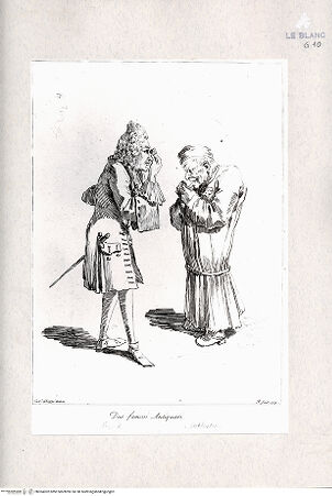 Vorderseite von  [http://creativecommons.org/publicdomain/mark/1.0/] Stosch und Sabatini, zwei berühmte Antiquitätenkenner - , bh304302. Foto.