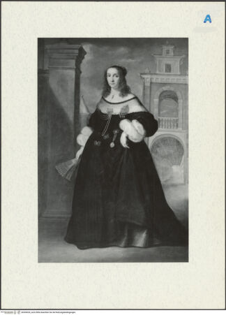 Vorderseite von Walters Art Gallery Baltimore [https://www.deutsche-digitale-bibliothek.de/content/lizenzen/rv-ez/] Portrait von Margherita, der Frau von Baldassare Vandergoes - , bh304926_recto. Foto.