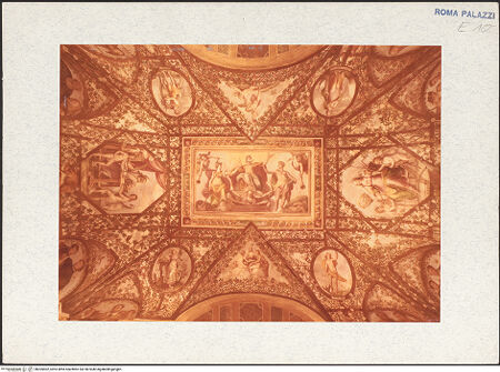 Vorderseite von Vasari, Giorgio [https://www.deutsche-digitale-bibliothek.de/content/lizenzen/rv-fz/] Apotheose des Federico Zuccari, Allegorien und Porträts der Familie Zuccari - Gesamtansicht, bh305402_recto. Foto: Vasari, Giorgio.